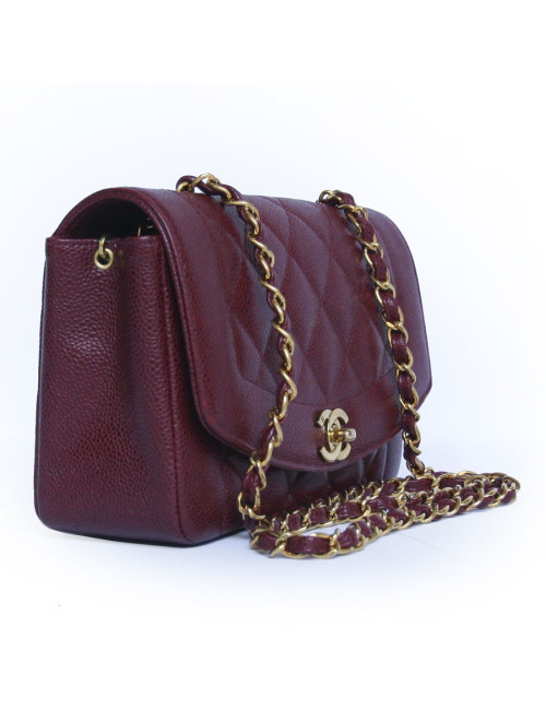 Sac timeless CHANEL bordeaux
