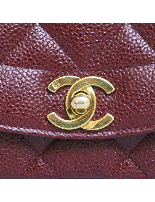 Sac timeless CHANEL bordeaux