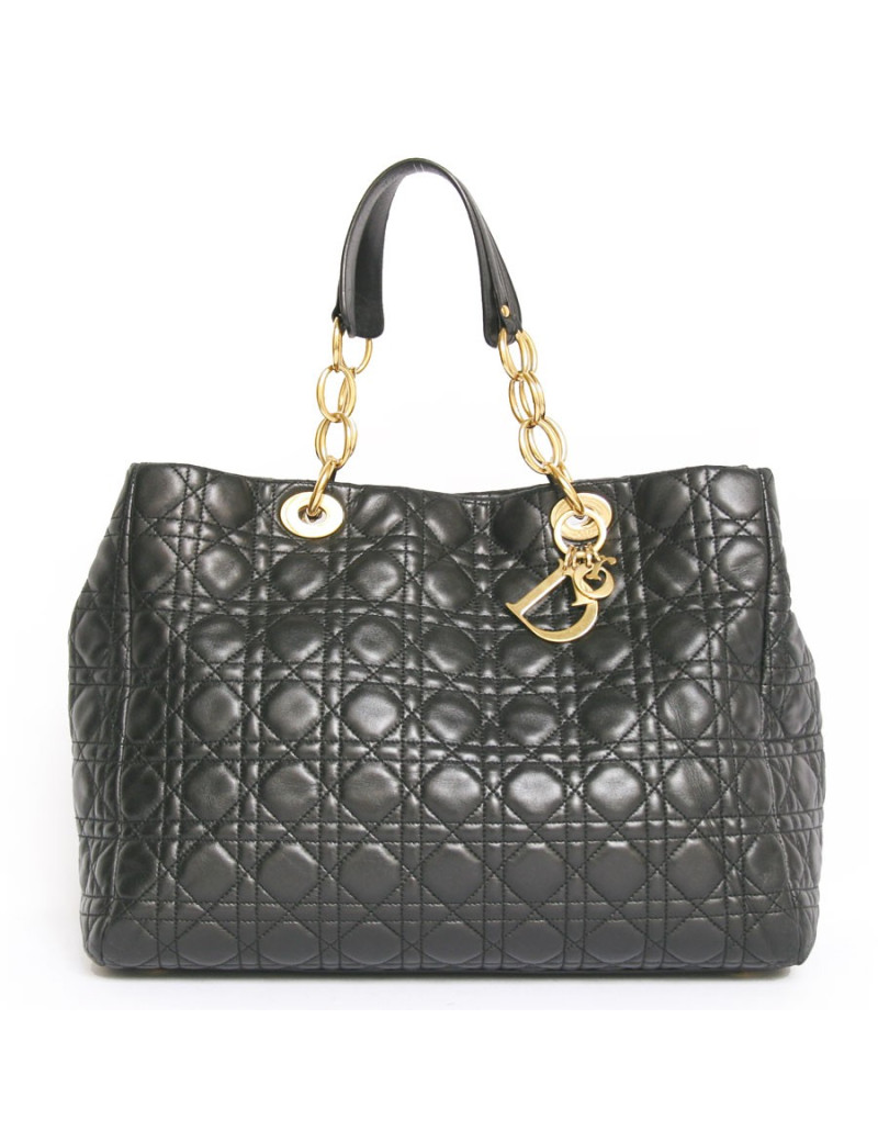 Sac Lady D DIOR GM cuir matelassé noir
