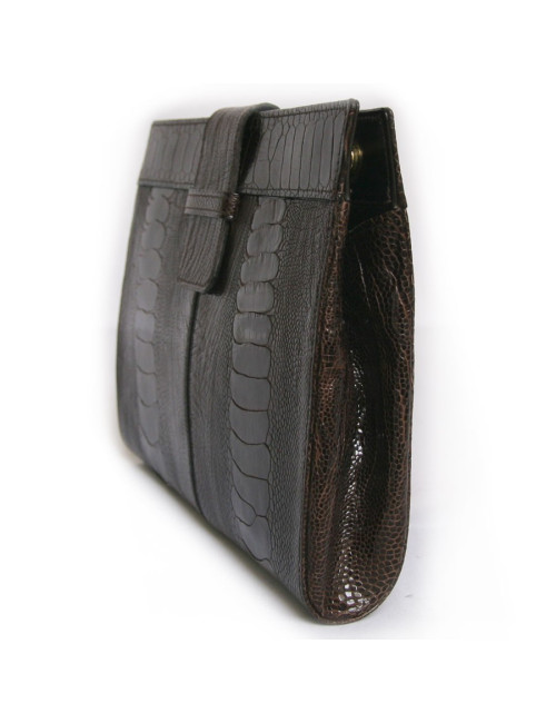 Pochette YVES SAINT LAURENT crocodile 