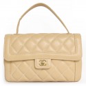 Quilted CHANEL Beige Bag