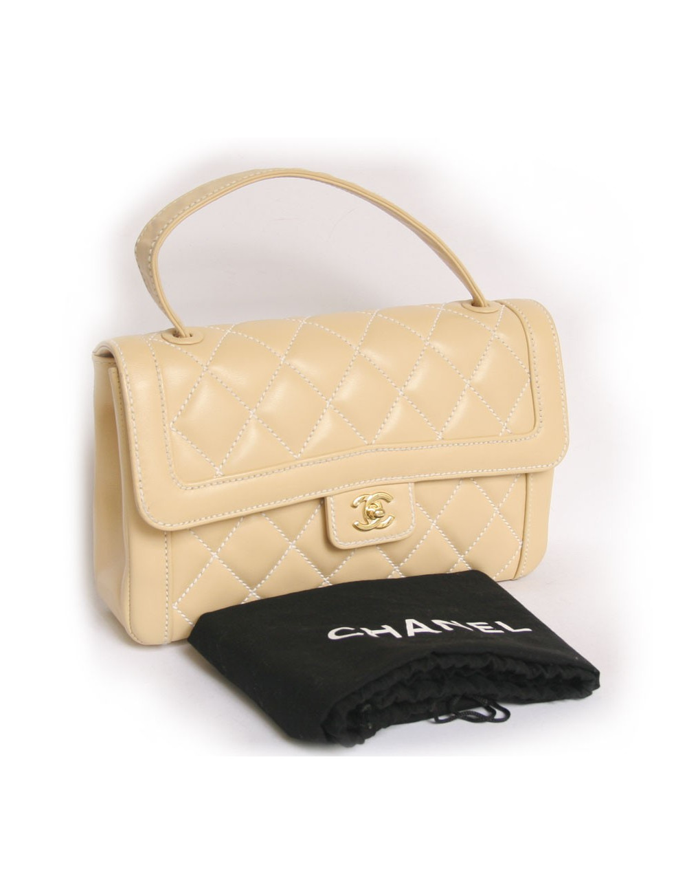 Sac CHANEL matelassé Beige