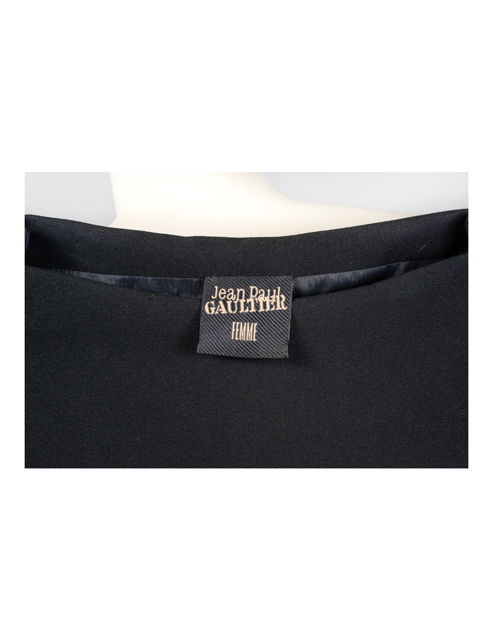 Robe JEAN PAUL GAULTIER laine noire