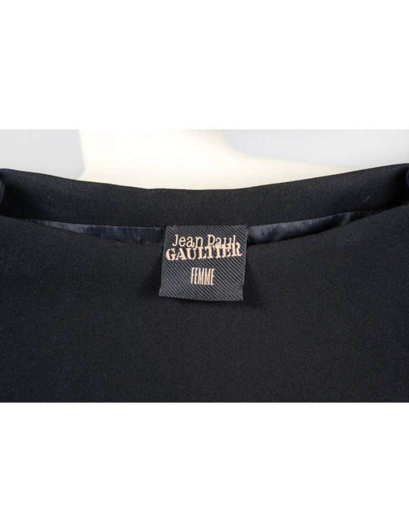 Robe JEAN PAUL GAULTIER laine noire