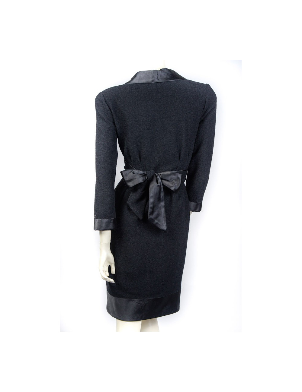 Robe CHANEL  t 42 laine et soie