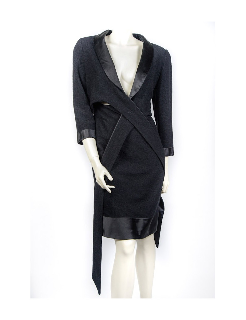 Robe CHANEL  t 42 laine et soie