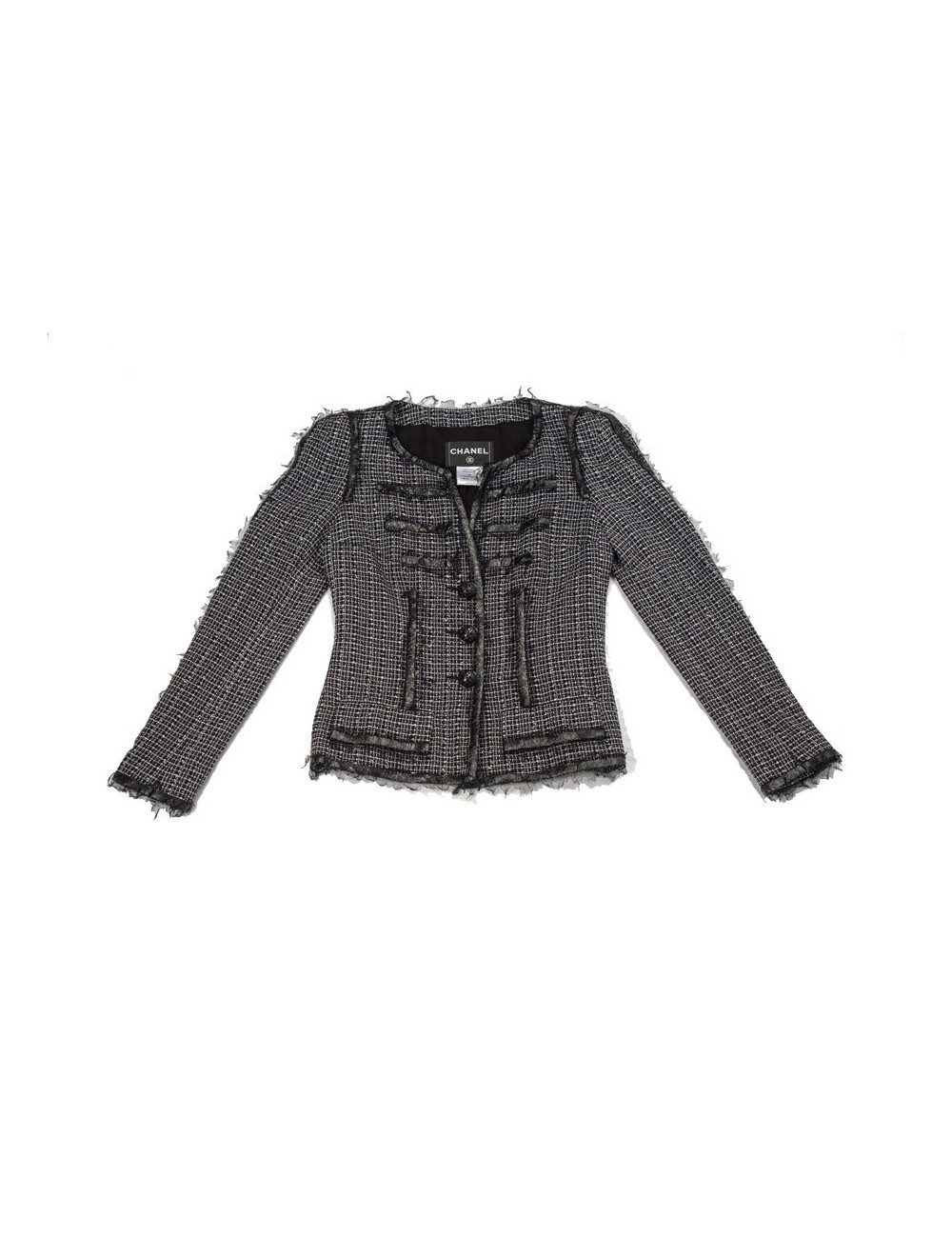 Veste CHANEL T 36 tweed 