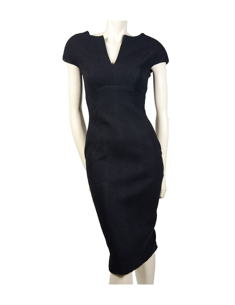 Robe ELIE SAAB noire en crèpe