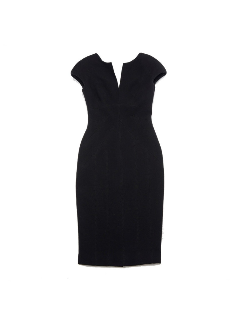 Robe ELIE SAAB noire en crèpe