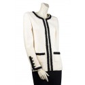 Jacket CHANEL T40 black and white