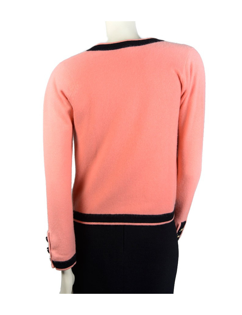 Twin set CHANEL en cachemire