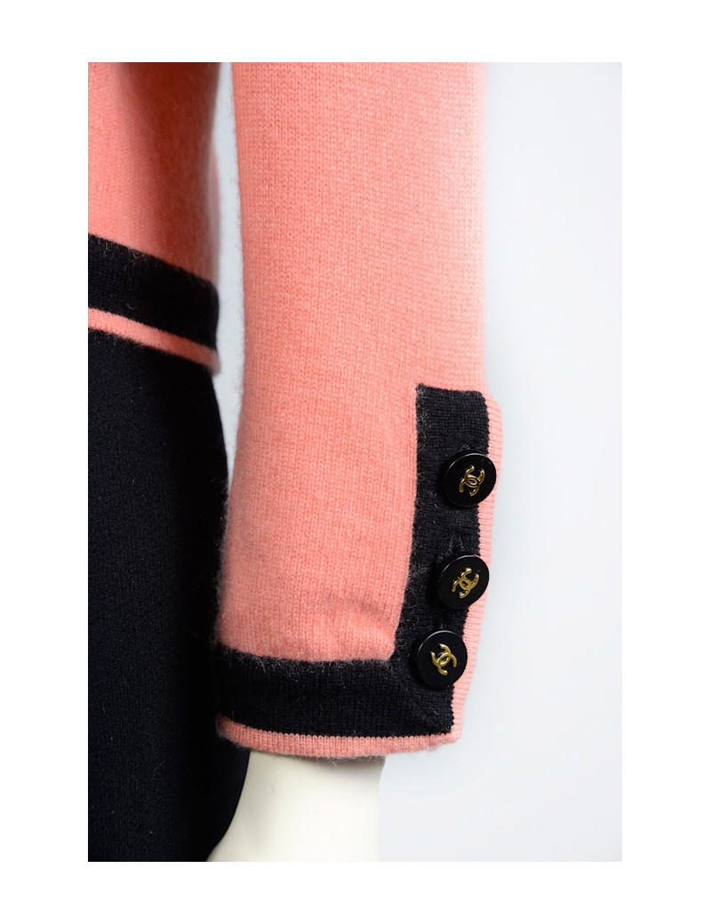 Twin set CHANEL en cachemire