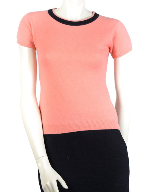 Twin set CHANEL en cachemire