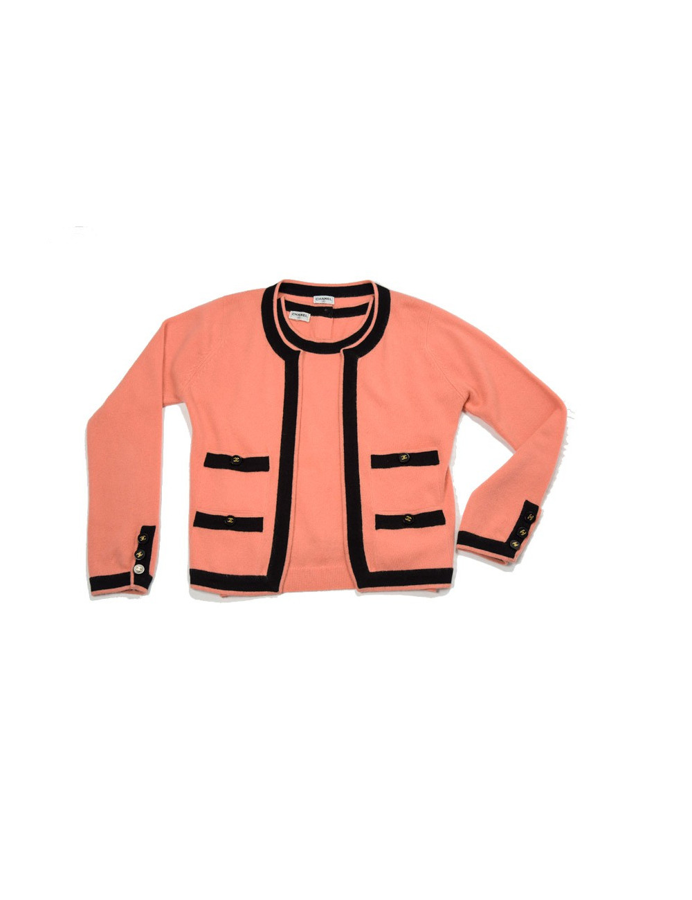 Twin set CHANEL en cachemire