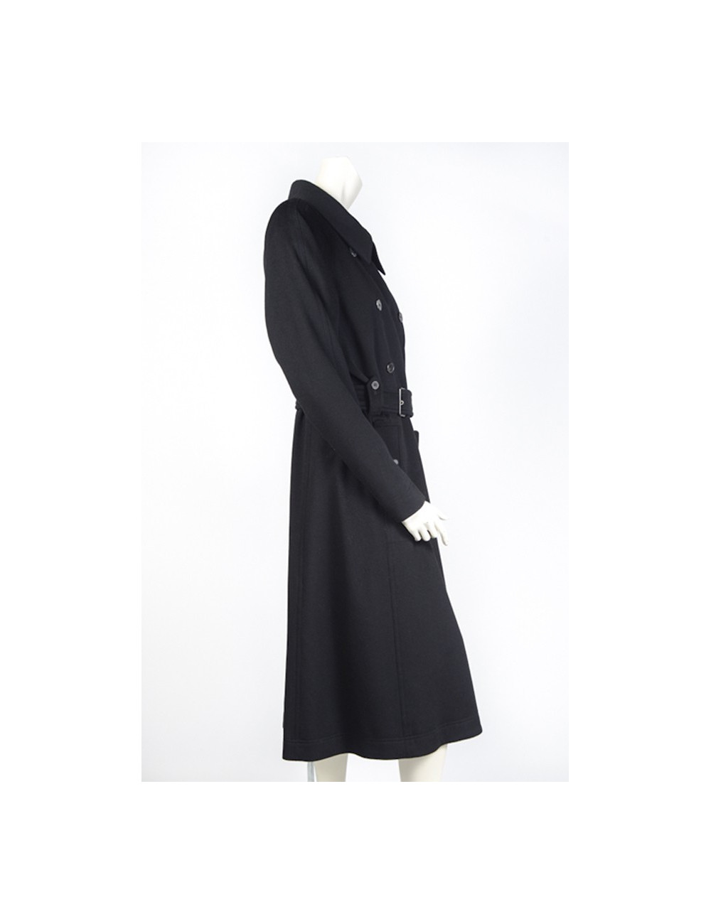 Trench YVES SAINT LAURENT  t 44 laine noire