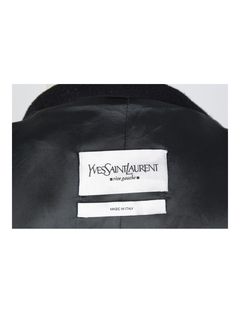 Trench YVES SAINT LAURENT  t 44 laine noire