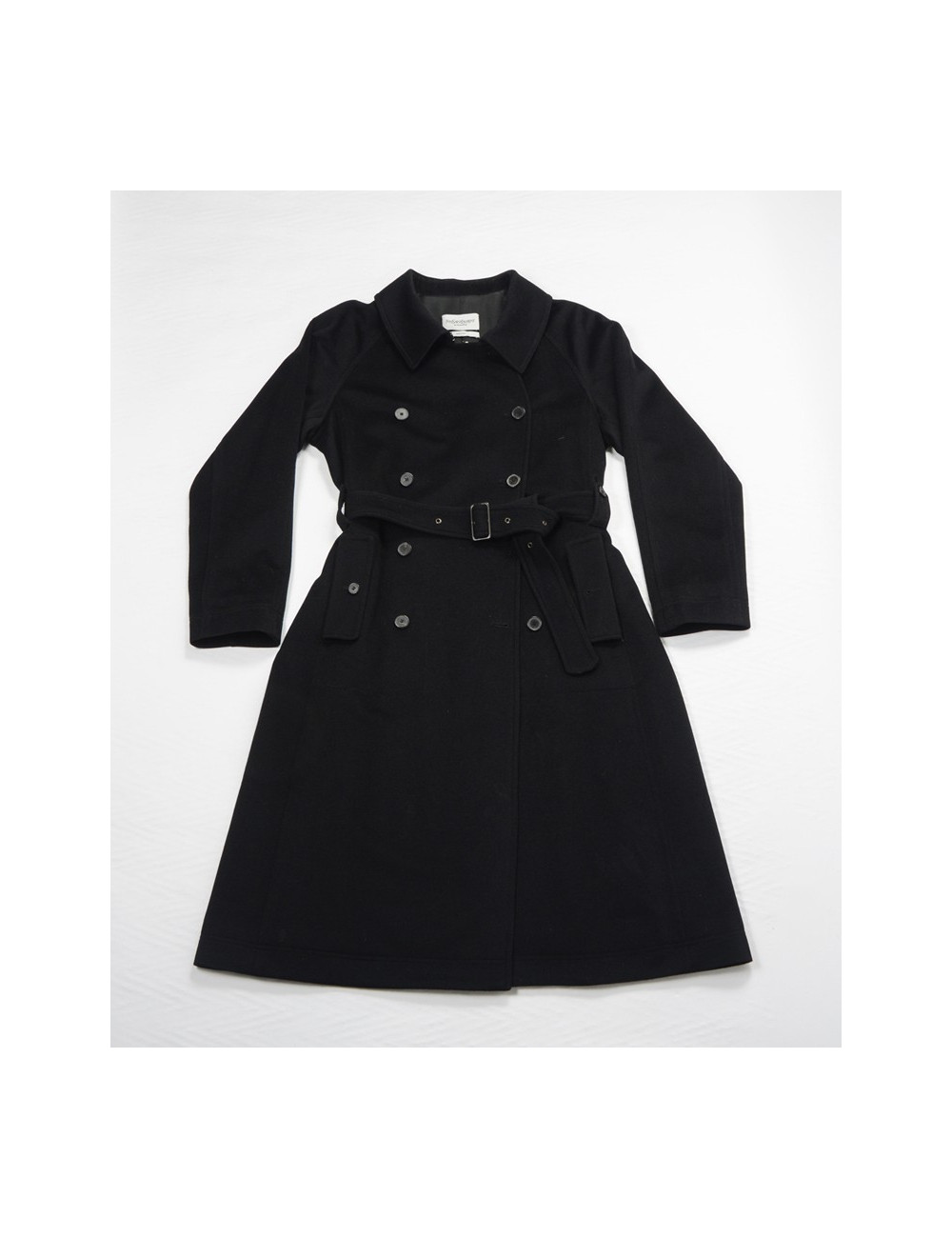 Trench YVES SAINT LAURENT  t 44 laine noire