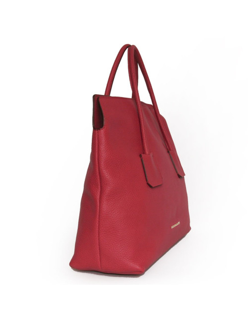 Sac BURBERRY cuir grainé framboise 