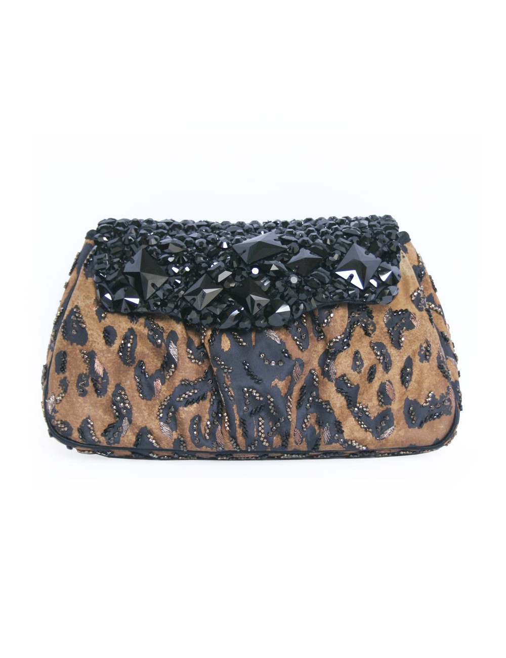 Pochette de cocktail  YVES SAINT LAURENT tissu léopard