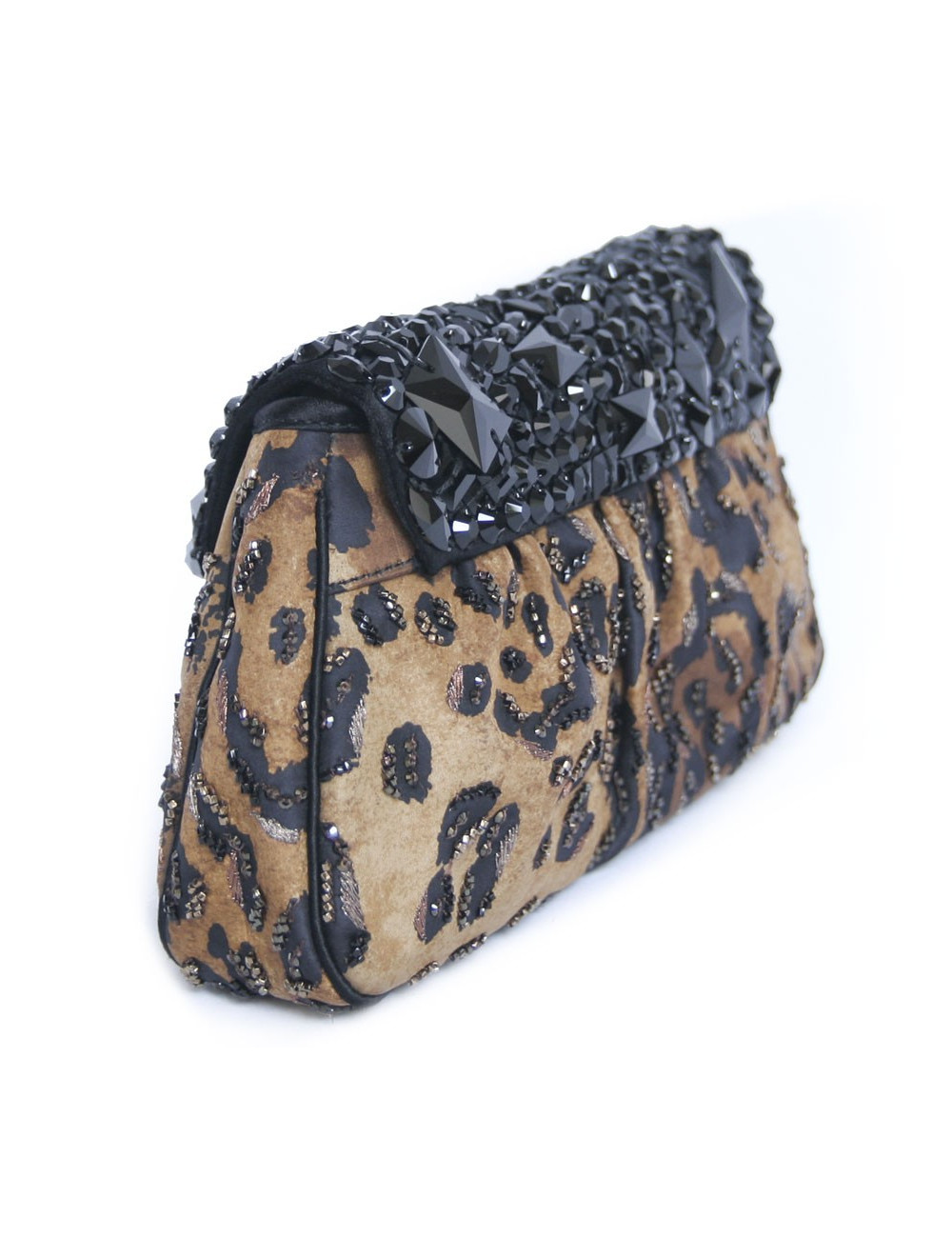 Pochette de cocktail  YVES SAINT LAURENT tissu léopard