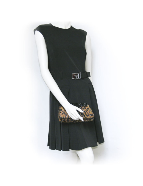 Pochette de cocktail  YVES SAINT LAURENT tissu léopard