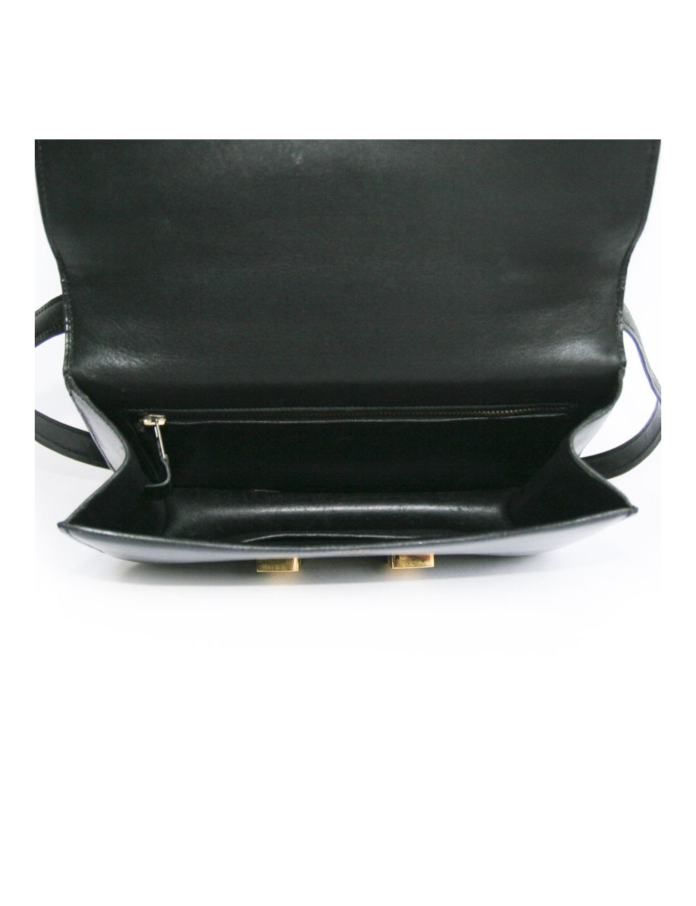 Sac HERMES cuir noir