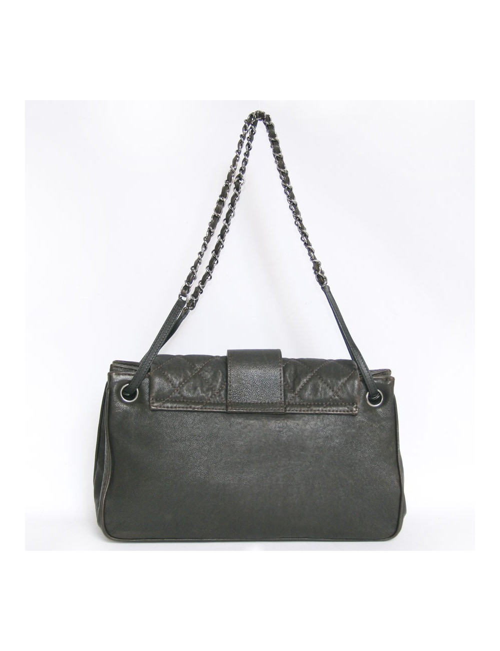 Sac CHANEL cuir marron