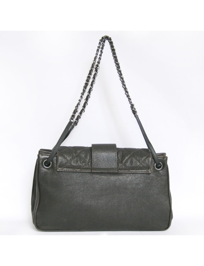 Sac CHANEL cuir marron