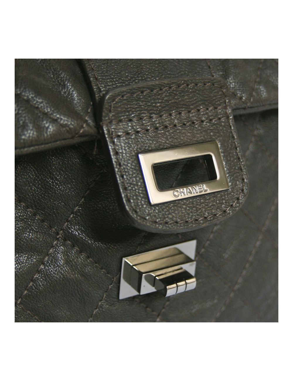 Sac CHANEL cuir marron