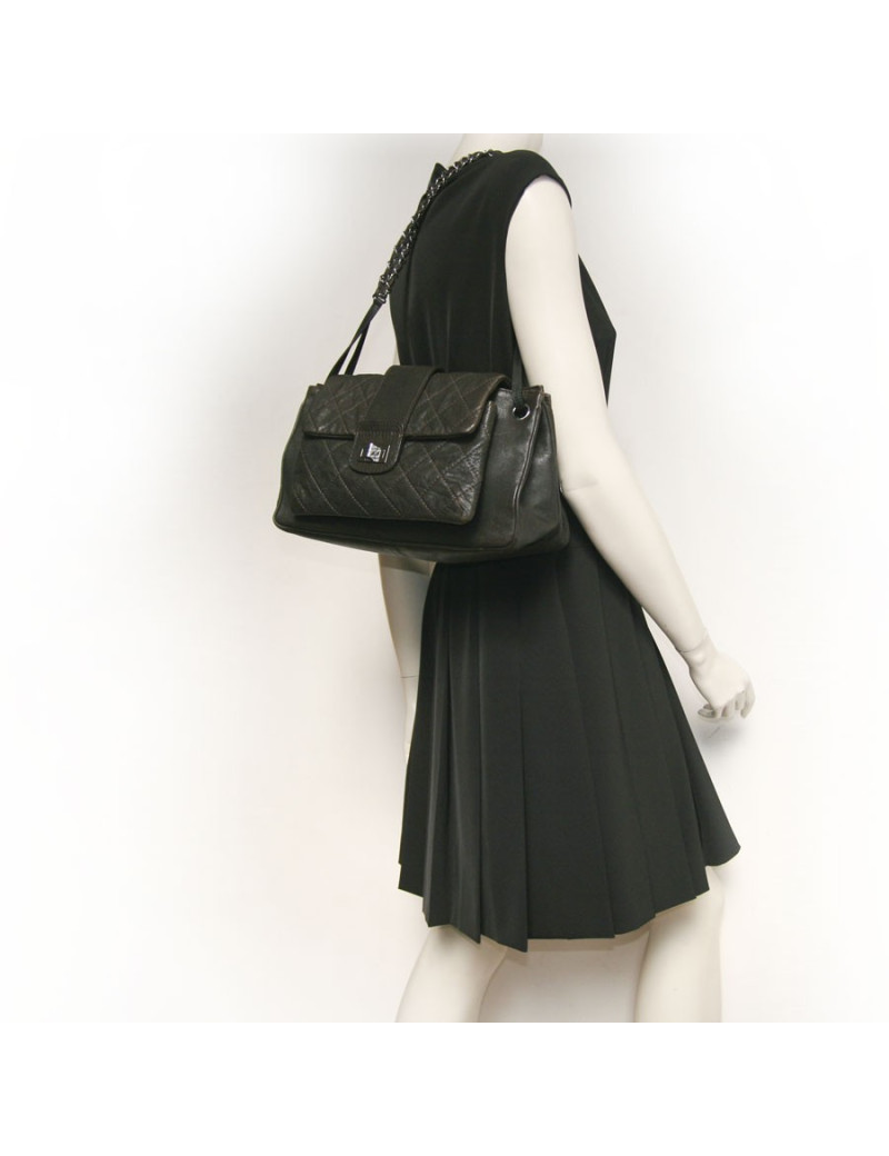 Sac CHANEL cuir marron