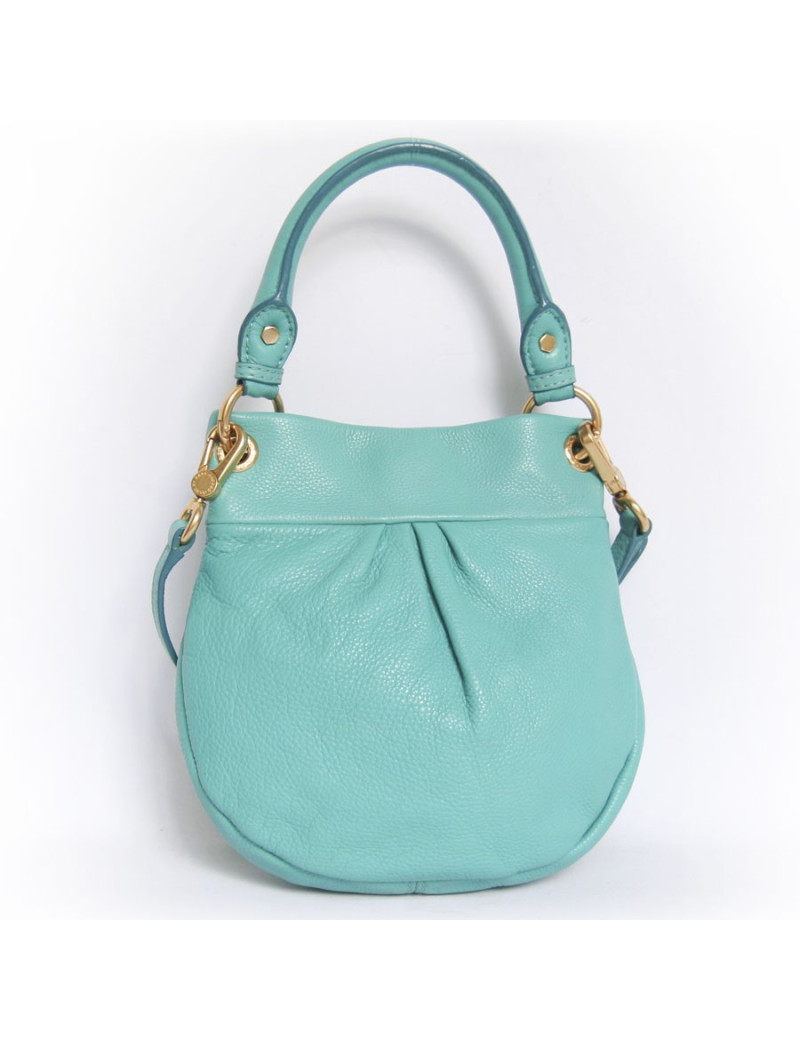 mini sac en cuir turquoise Marc by Marc Jacobs