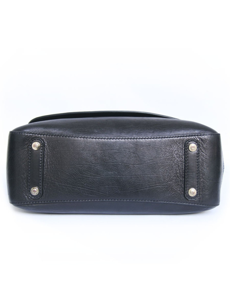 Sac Givenchy cuir noir et galucha