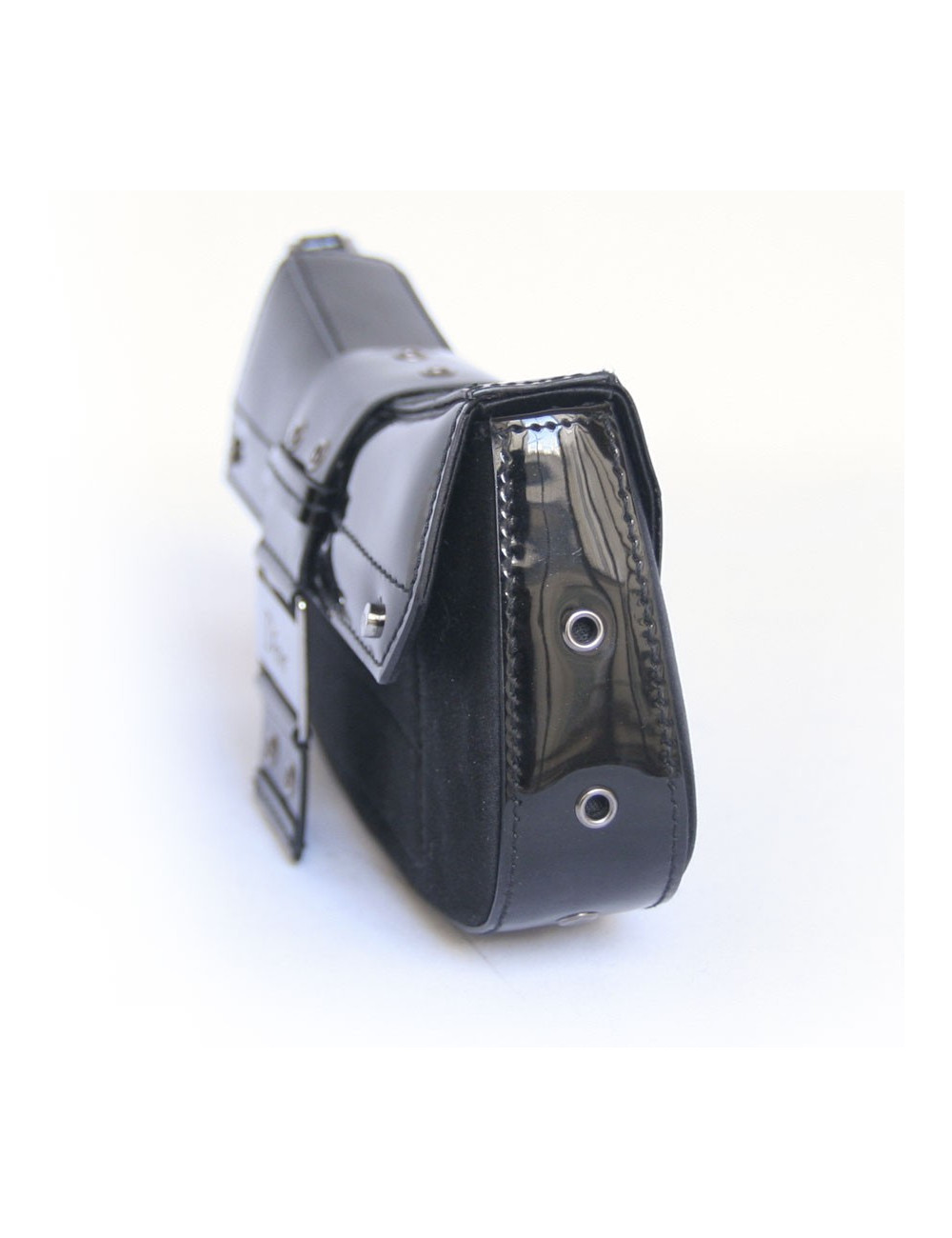 Mini sac CHRISTIAN DIOR du soir satin noir