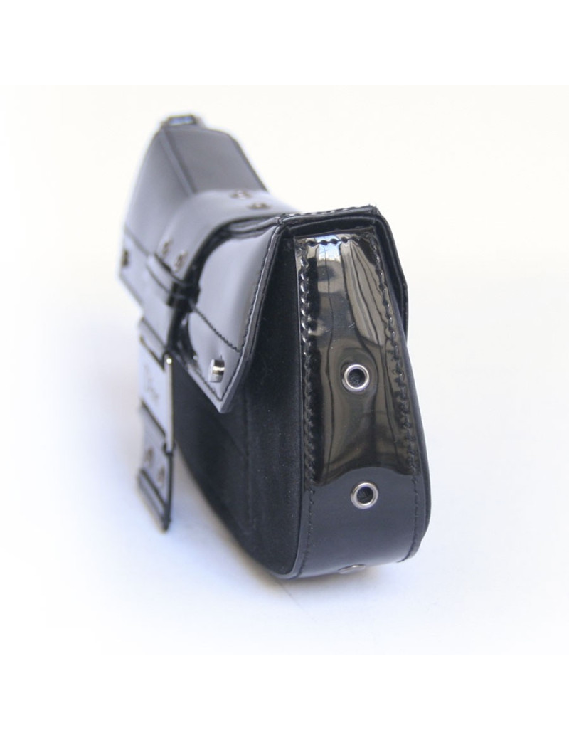 Mini sac CHRISTIAN DIOR du soir satin noir