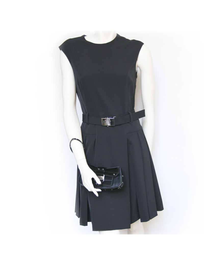 Mini sac CHRISTIAN DIOR du soir satin noir