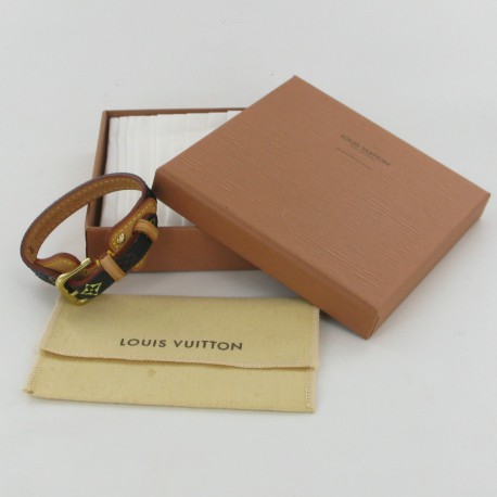 LOUIS VUITTON leather bracelet