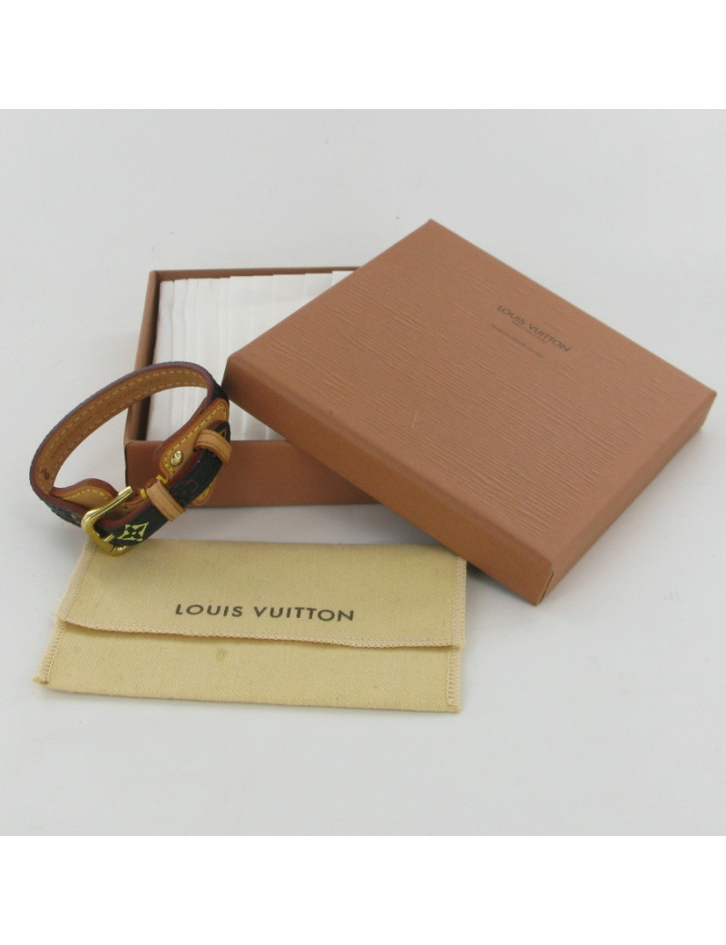 LOUIS VUITTON leather bracelet