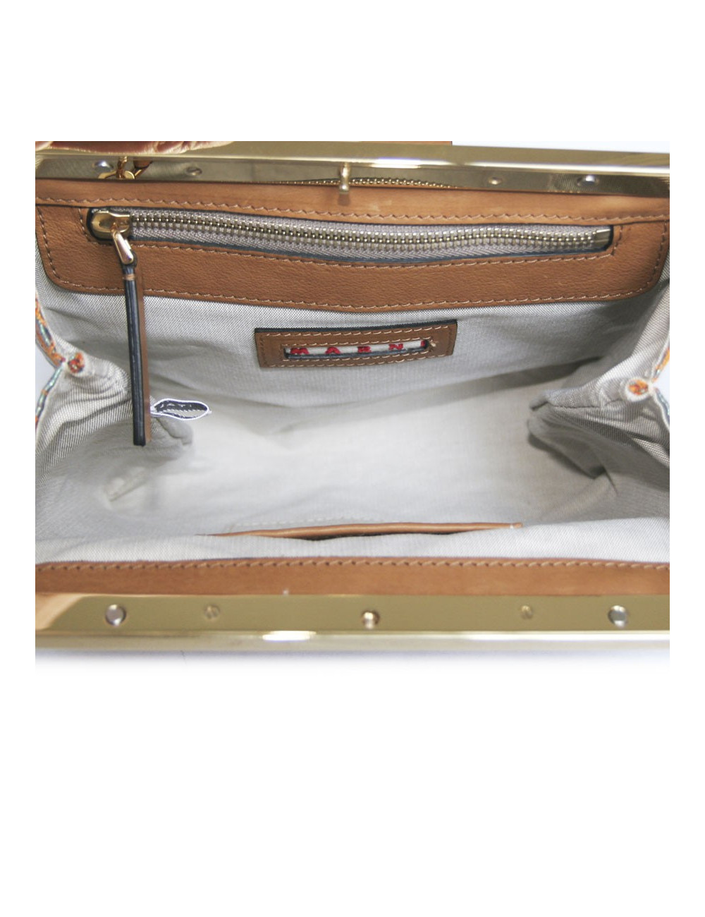 Pochette du soir MARNI soie brodée