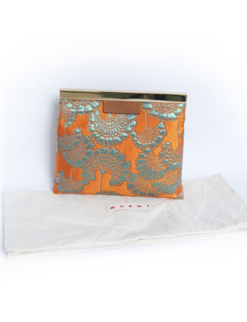 Pochette du soir MARNI soie brodée