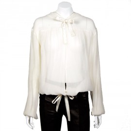 CHANEL blouse silk