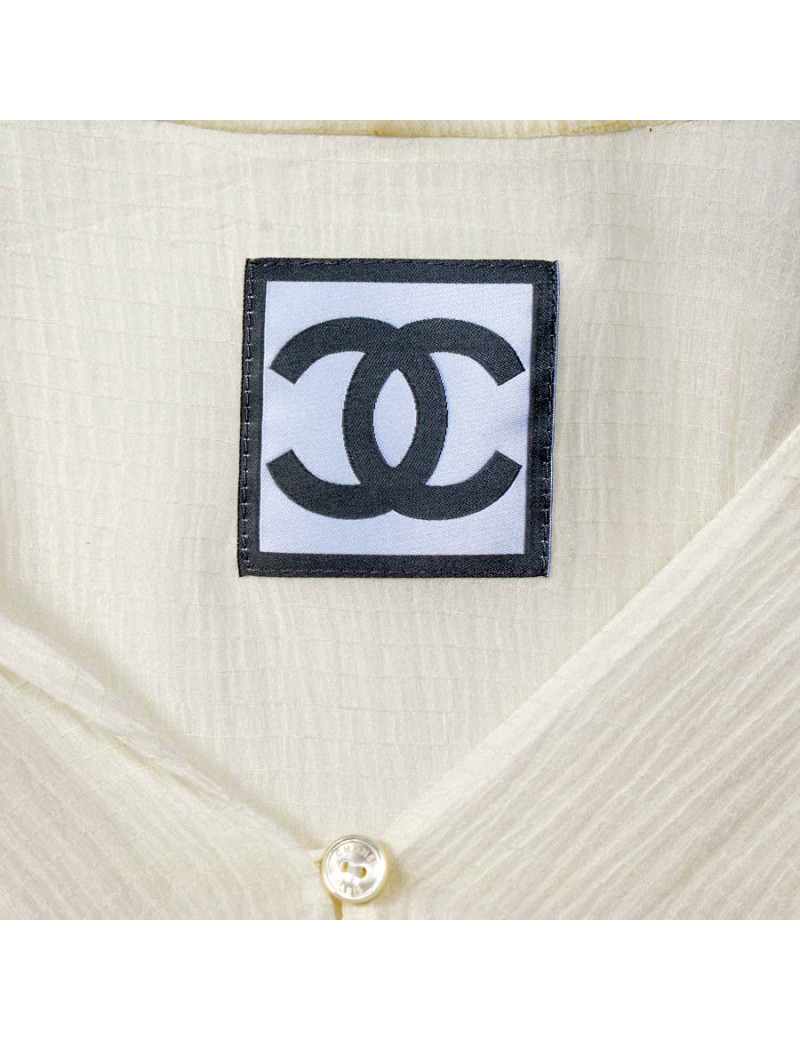 Blouse CHANEL en soie