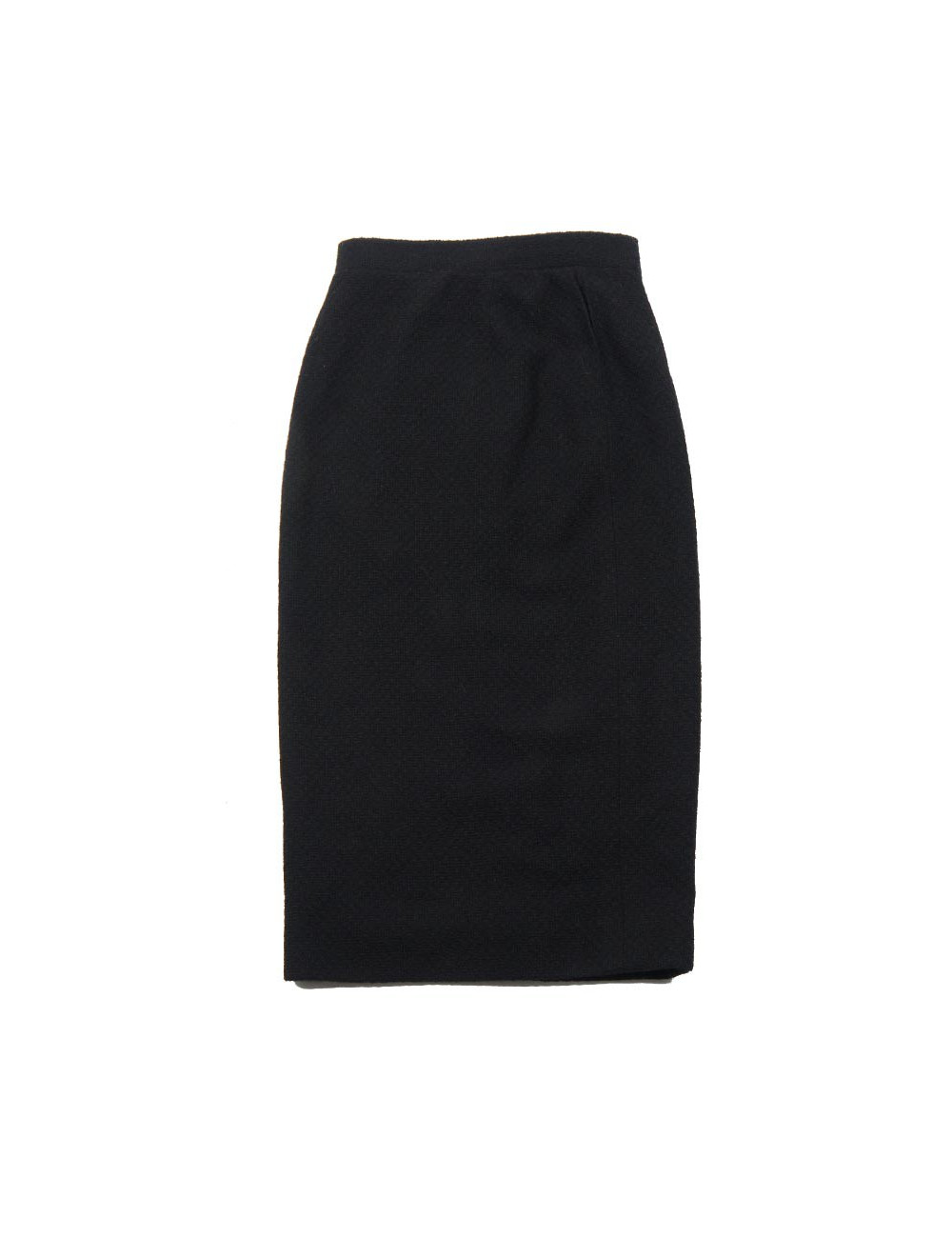 Jupe longue CHANEL tweed noire