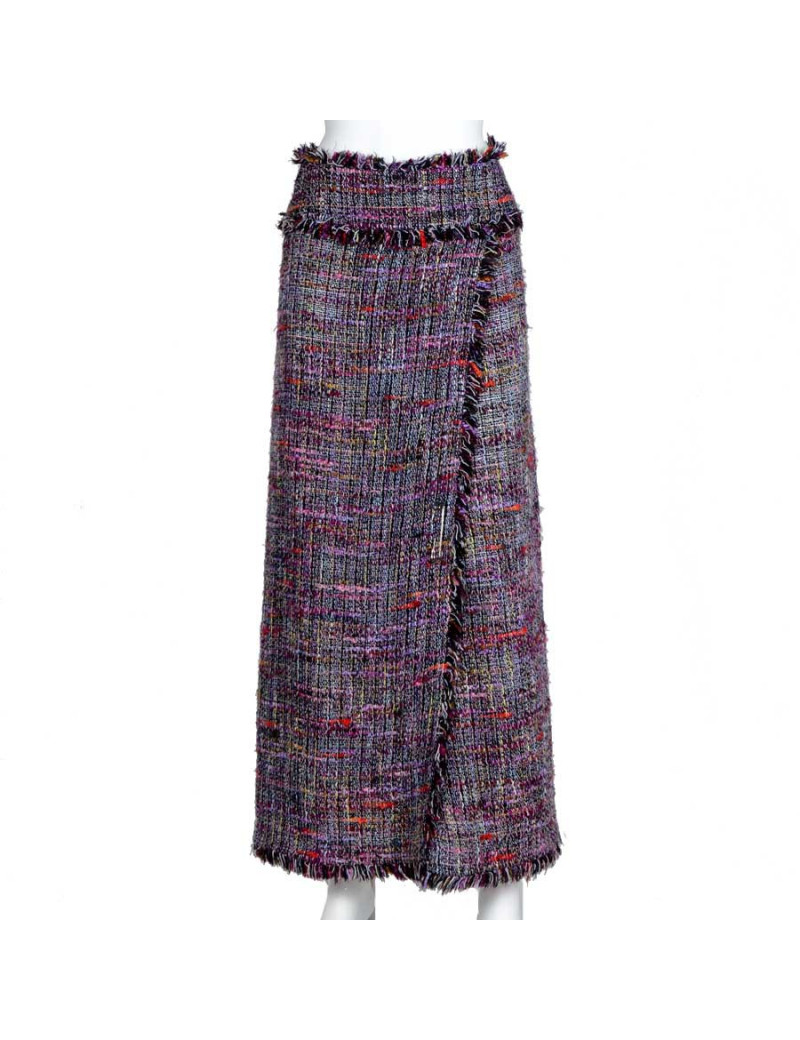 Jupe longue CHANEL tweed t 38