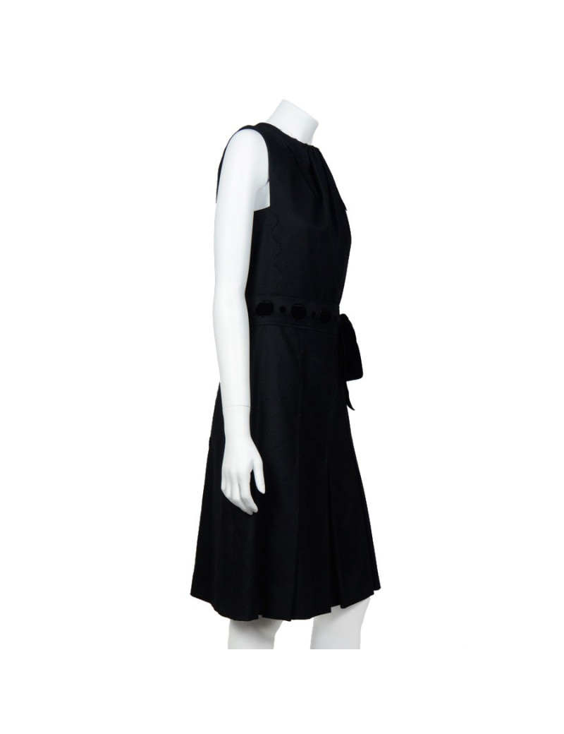 Robe YVES SAINT LAURENT T38 grise stretch