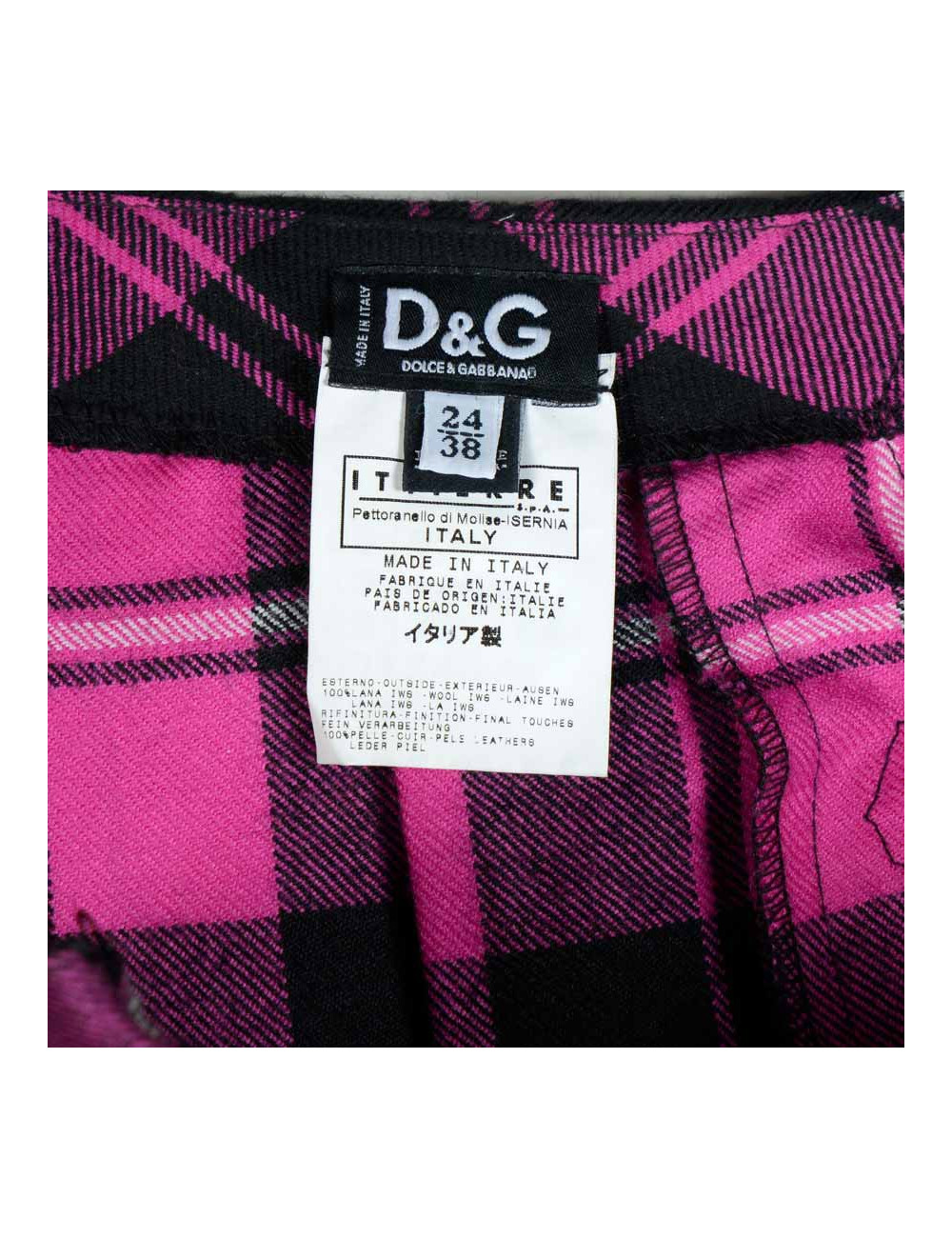 Jupe kilt D & G DOLCE & GABBANA