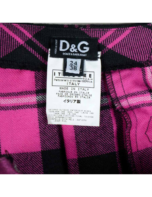 Jupe kilt D & G DOLCE & GABBANA