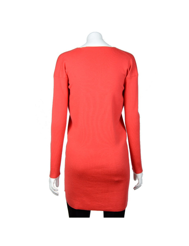 Long pull HERMES t 34 cachemire orange