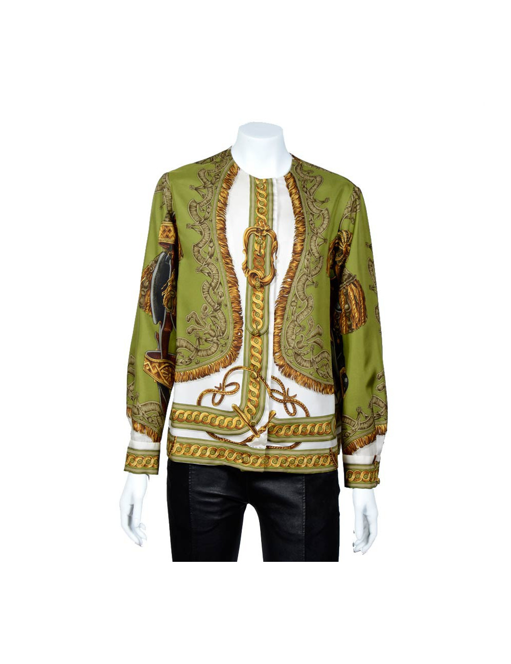 Blouse HERMES foulard de soie 