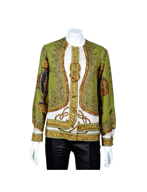 Blouse HERMES foulard de soie 