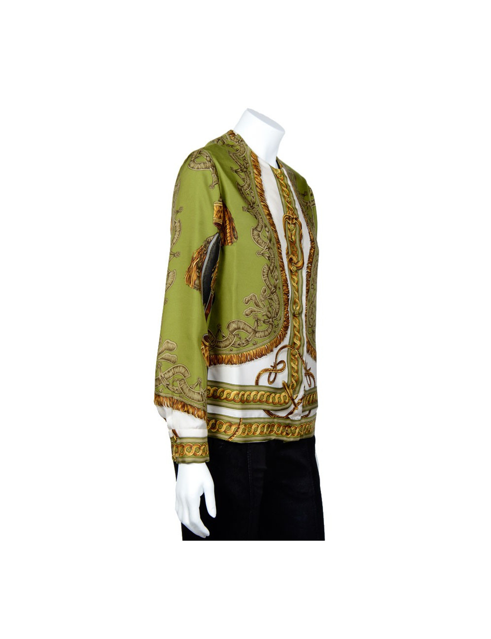 Blouse HERMES foulard de soie 